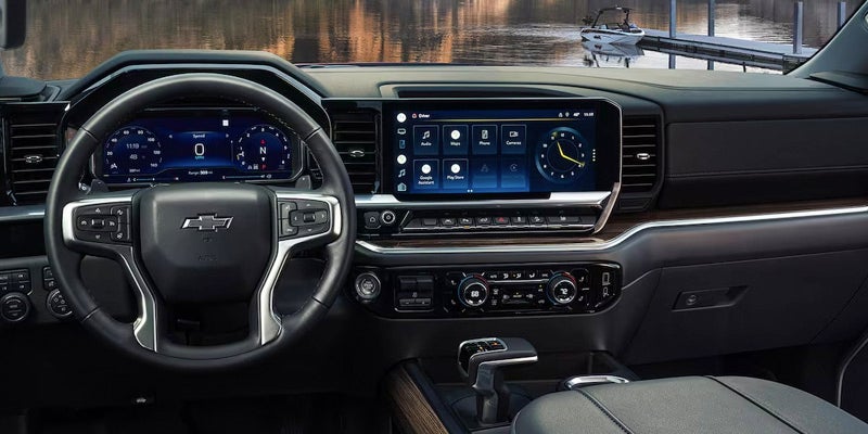 Chevrolet Silverado interior console
