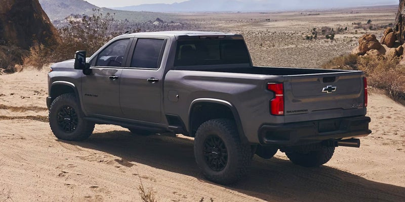 Chevrolet Silverado overlooking the desert